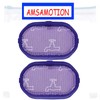 AMSAMOTION 2 Pack Pre-Filter Digital Slim Vacuum Cleaner Dust HEPA