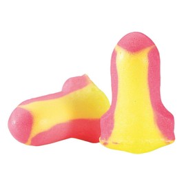 Howard Leight LL-1 Laser Lite Disposable Uncorded Foam Earplugs, Polyurethane Foam, One Size, Pink/Yellow (Pack of 400)
