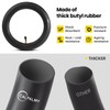 CALPALMY 2-Pack 10x2.50 Heavy Duty Inner Tubes with Bent Valve