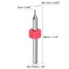 QUARKZMAN PCB Drill Bit 0.1mm Tungsten Carbide Turning Tools Jewelry
