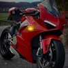 YnGia 2PCS Motorcycle Indicators Motorcycle Flush Mount LED Turn Signals