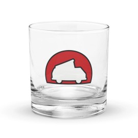 GoWesty Logo VW Vanagon T3 Camper Westy Bar Alcohol Rocks Glass Cute Gift