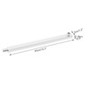 16 Inch Long Polished Stainless Steel Wall Mounted Shower Head