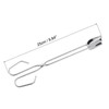 sourcing map Scissors Tong, 25cm Carbon Steel Fireplace Firewood Picker
