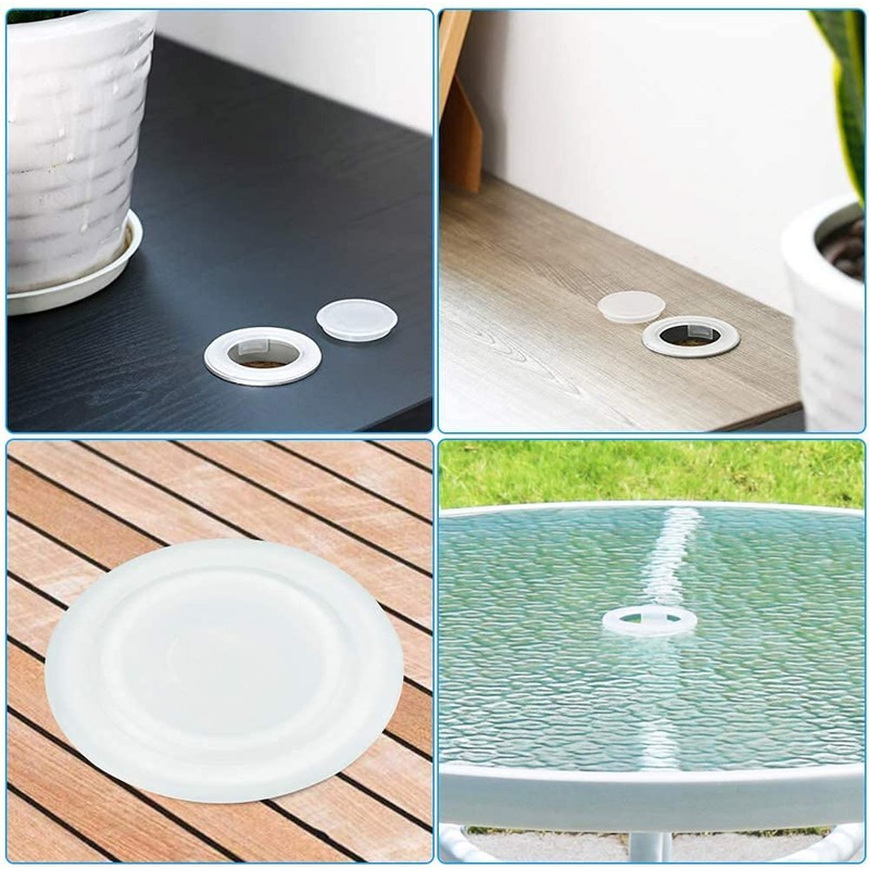 Bessy shop Table Top Umbrella Hole Ring and Cap Set