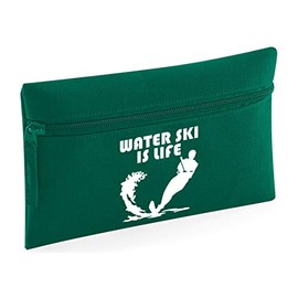 Hippowarehouse Water Ski is Life Printed Pencil Case Desk Organiser College School University 21x14cm 0.5 litres