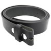 Genuine Leather Press Stud Belt Strap without Buckle. For Interchangeable