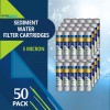 Ronaqua 50pc Sediment 5 Micron Water Filters Cartridge 2.5" x