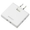MUJI MJ-PS01B/44804612 Triple Tap Plug Retractable White Width 2.6 x