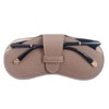 NEXSTAGES Eyeglass Case, Eyeglass Case, Leather, Slim, Thin, Lightweight, Compact,