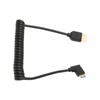 HD Multimedia Interface Cable 8K 48Gbps Right Elbow Mini HD