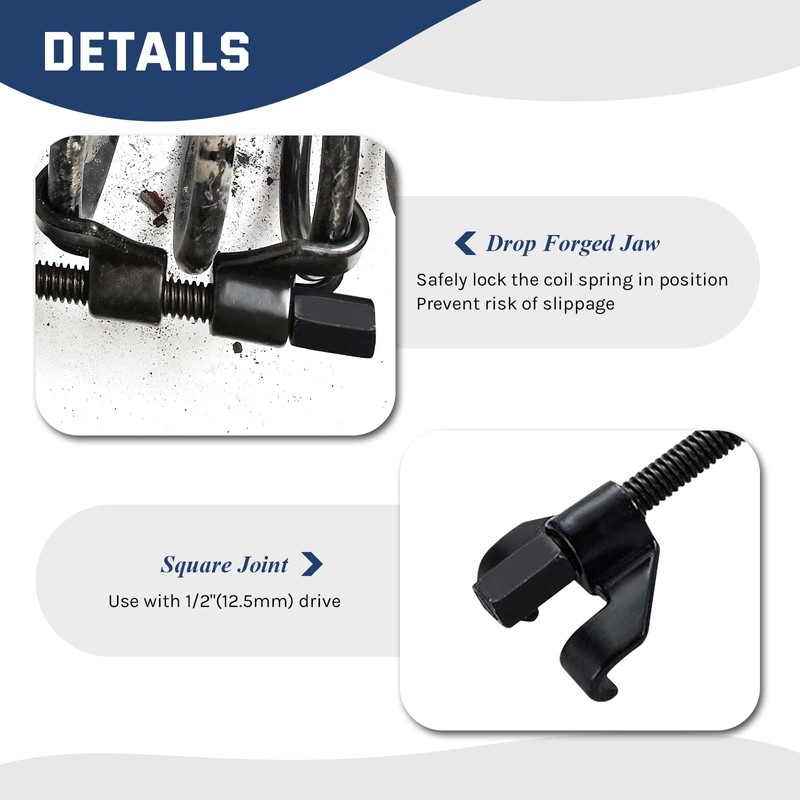 DASBET 14" Coil Spring Compressor Tool Suspension Strut Remover Installer