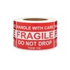 RBHK 4" x 6" Fragile Stickers Handle with Care Warning