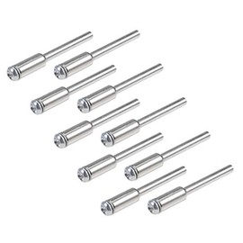 sourcing map Cutting Disc Screw Mandrels 3 mm Shaft Diameter Cutting Disc Holder Tools Pack of 10