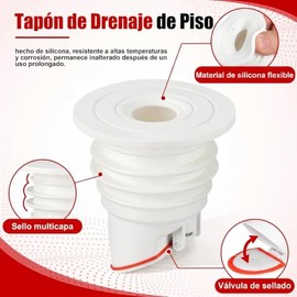 Núcleo De Drenaje De Alcantarillado Dispositivo Antirretorno para Desagües De Piso Tapón De Desagüe De Ducha Antiolor para Fregadero De Cocina Y Lavad