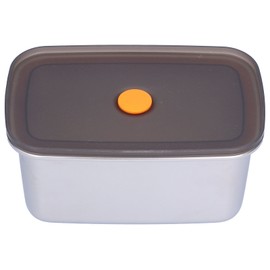 Food Storage Box Food Grade Stainless Steel Fruit Container Bento Storage Box for Picnic Camping Outdoor1300ml