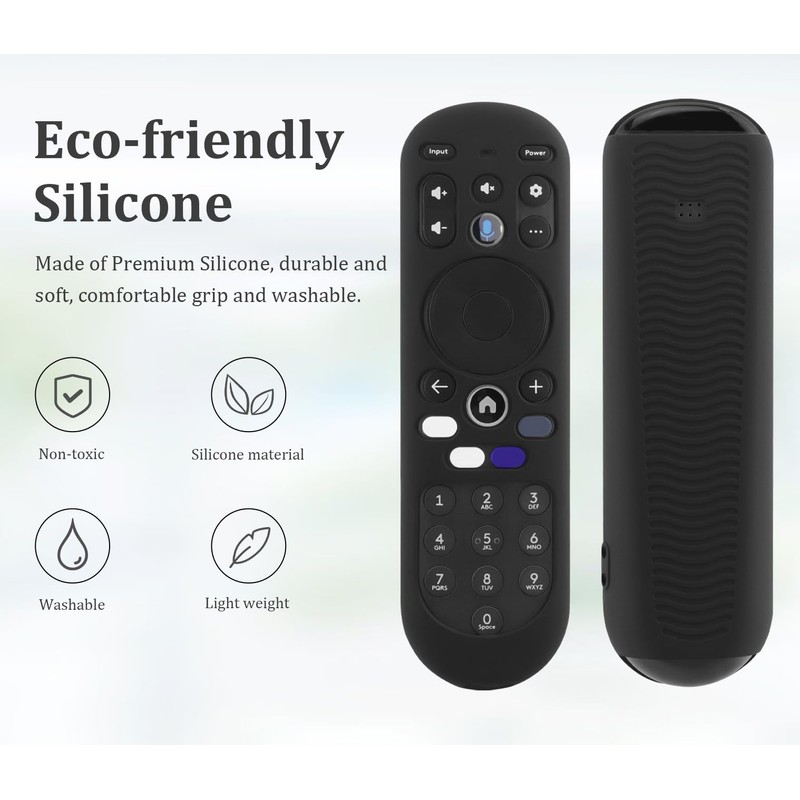 JCMOYUTY for Xumo Remote Cover Black Sleeve