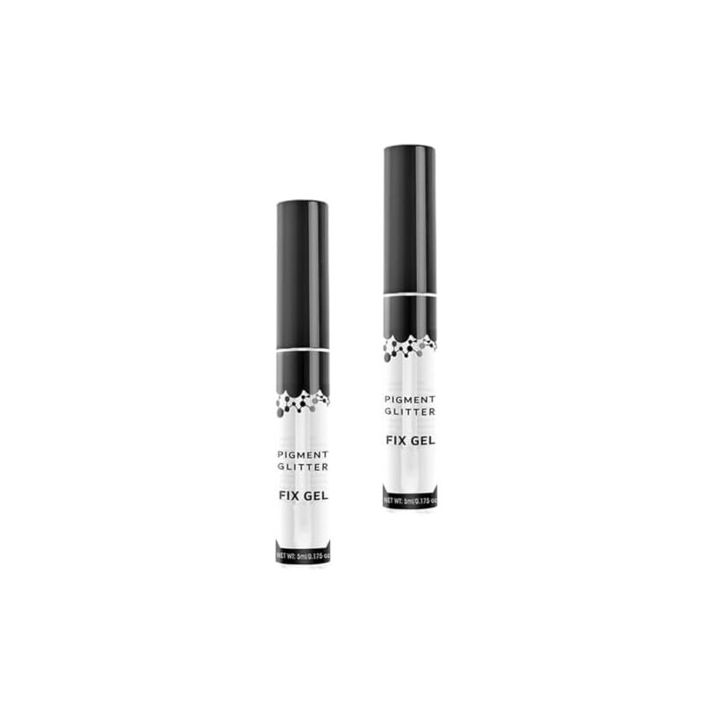 Gel Base para Sombra de Ojos Pegamento Fijador, 2 Piezas