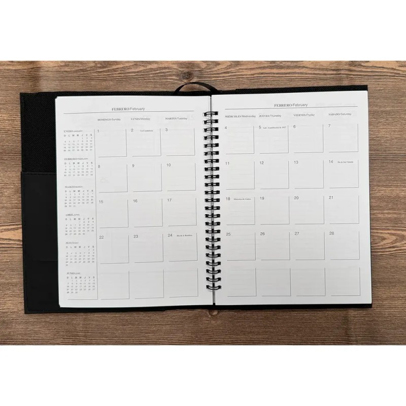 Agenda 2026 Semanal Personalizada Logo Y Nombre Grabadolaser