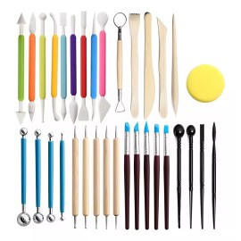 Dolores 33pc Herramientas Modelar Arcilla Y Cerámica Estecas Fondant