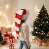 Ciffre Set of 2 Long Christmas Hats Santa Hat White