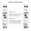 GAEYAELE Delay on Time Relay Electronic 16A 1SPDT Adjustable Timer