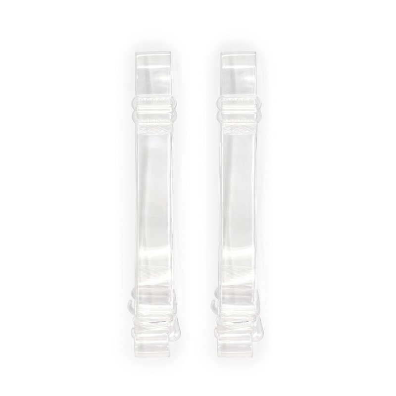 Dritz Detachable and Adjustable Fashion Straps, 1 Pair, Clear