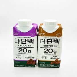 Binggrae The Protein Drink 250ml Chocolate 18 packs + Coffee 18 packs / 빙그레 더단백 드링크 프로틴 250ml 초코 18개 + 커피 18개