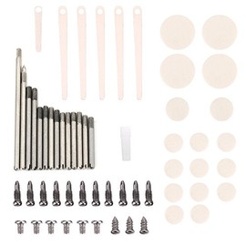 1 Set Clarinet Repair Tools Clarinet Pads Rollers Clarinet Spring Screws Pads Tools Kit Instrument Replacement Kit