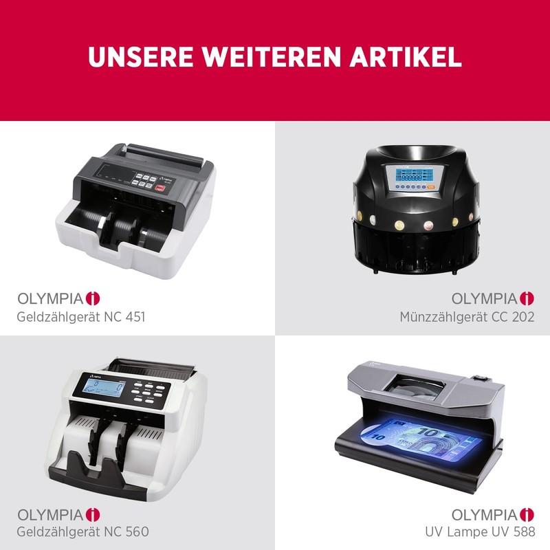 Olympia UV 587 Banknote Checker | 365nm UV Light for