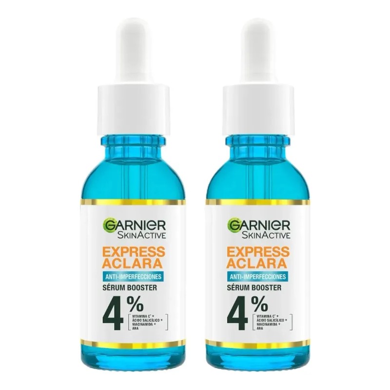 2 Pack Garnier Express aclara Express Aclara Anti Acné Día/Noche