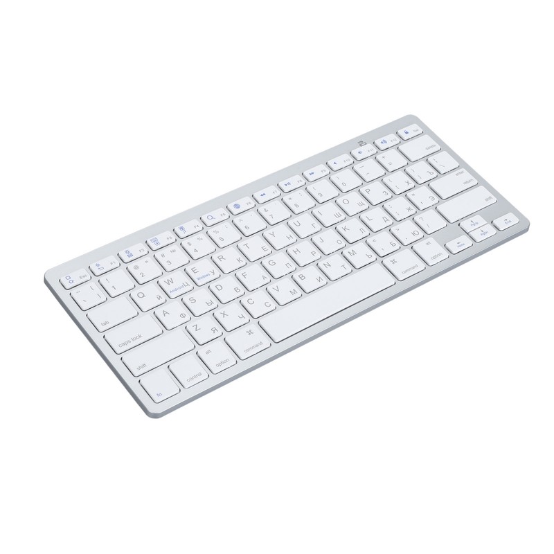 Ultra Thin Keyboard BT Wireless Splashing Proof Bilingual Language Keypad