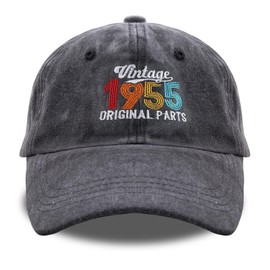 Belillpipi 70th Birthday Baseball Cap for Men, 1955 Colourful Baseball Hat Cotton, 70th Birthday Gifts, Gift Ideas for Dad, Grandad, Husband, Uncle, Brother, Friends