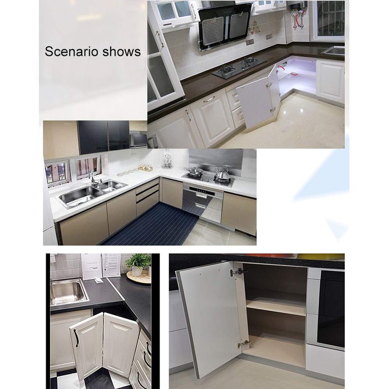 AOLISHENG 135 Degree Cabinet Hinges Kitchen Cupboard Blind Corner Hinges