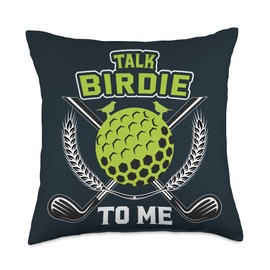 Talk Birdie To Me Throw Pillow