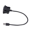Fydun Adaptador USB para salpicadero, salida de puerto USB para