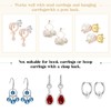 4 Pcs Earring Backs for Droopy Ears, Hypoallergince Earring Lifter
