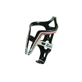 Zefal Pulse Carbon Bottle Cage, 30 g - White/Red