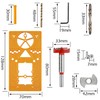 Forstner Drill Bit with Hinge Jig Woodworking Hinge Hole Cutter