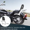 DSISIMO Motorcycle Rear Backrest Sissy Bar With Luggage Rack Compatible