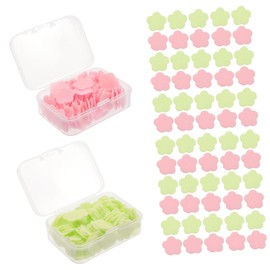 BIUDECO 4 Boxes Portable Soap Sheets Travel Slices for Hand Washing Rose Scents Easy to Use Safe for All Skin Types for Toiletries The Go