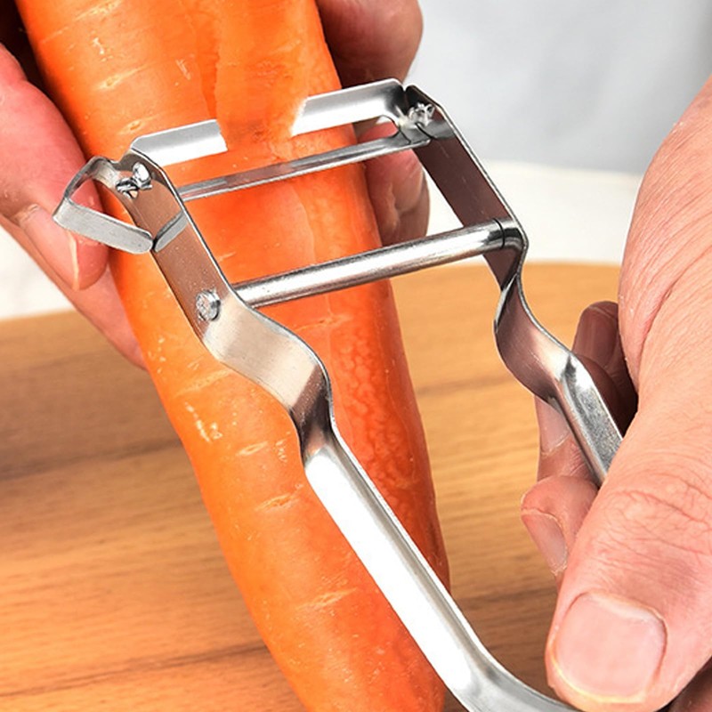 2X Stainless Steel Peeler French Potato Peeler Vegetable Peeler Fruit