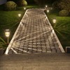 XMCOSY+ Solar Lights Outside Waterproof - 4 Pack Auto On/Off