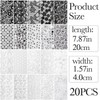 20 Pcs Nail Transfer Foil, Lace Nail Foil, Lace Nails