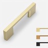 9BUILD 10 Pack Brushed Gold Cabinet Pulls 3 Inch Cabinets
