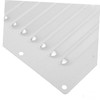 Gatuida Stainless Steel Air Vent Cover Durable Louvered Extractor Fan