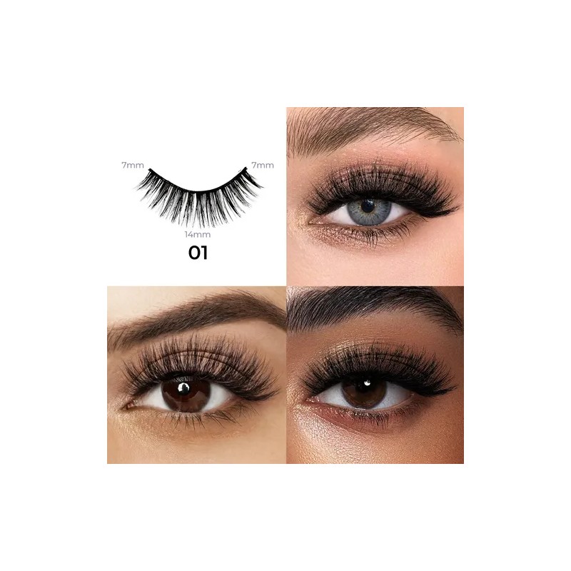 Sace Lady Pestañas Postizas 3d Fluffy Naturales Reutilizable