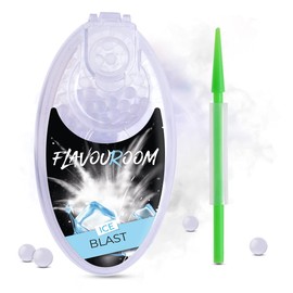 Flavouroom Aroma Click - 100 Premium Balls Set I Intensive Flavour with Practical Box I Easy Insert for DIY Ice Blast Enjoyment