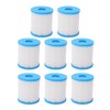 8 Pcs Pool Filter Cartridge Strong Filtration Ability Heavy Duty