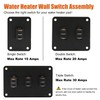 Facon 12Volts Switch Box Panel, 10Amps Rocket On&Off Switch with